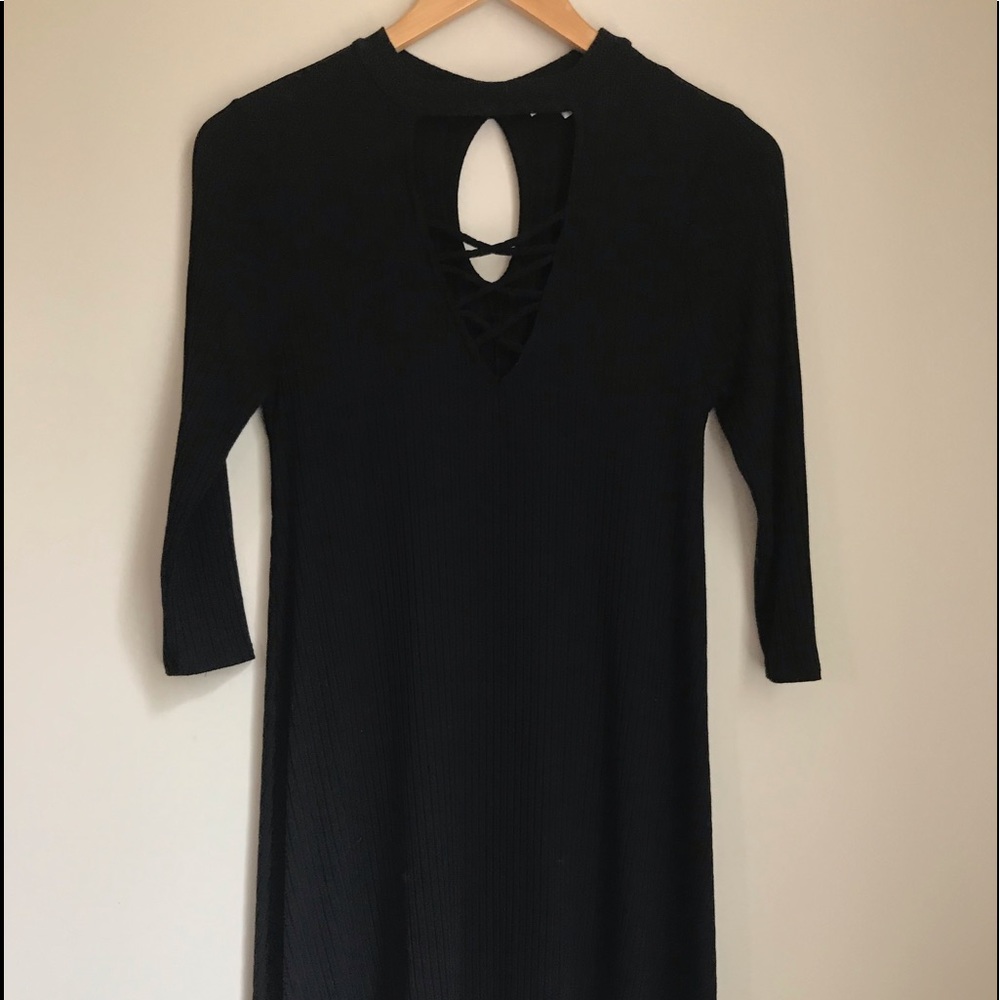 Black flowy dress